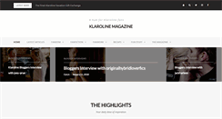 Desktop Screenshot of klarolinemagazine.com