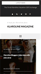 Mobile Screenshot of klarolinemagazine.com